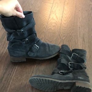 Dolce Vita Black Suede Moro Boots